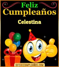 Gif de Feliz Cumpleaños Celestina